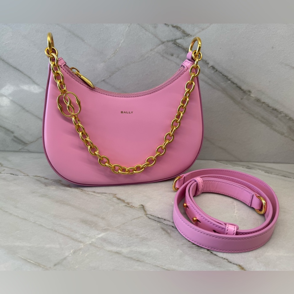 SOLD Bally Ellipse Emblem Mini Crossbody Bag